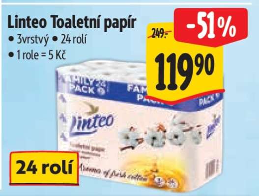 Linteo toaletní papír