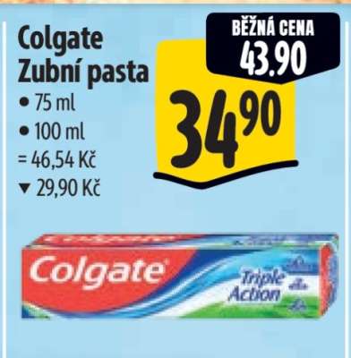 Colgate zubní pasta