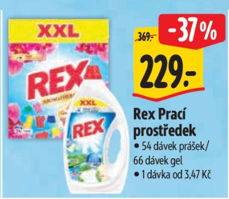 Rex prací prostředek