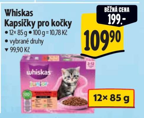 Whiskas kapsičky pro kočky