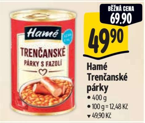 Hamé Trenčanské párky