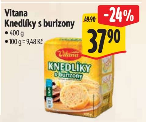 Vitana Knedlíky s burizony
