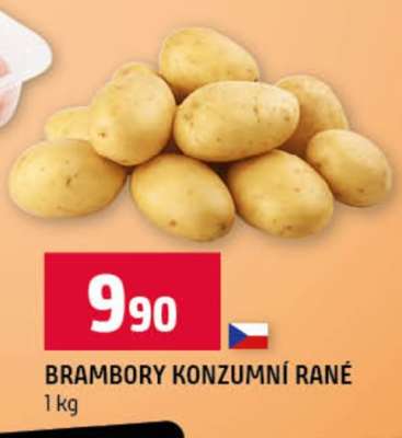 Brambory konzumní rané