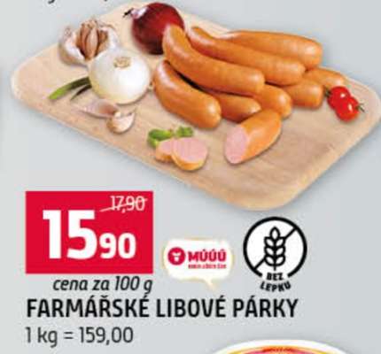 Farmářské libové párky