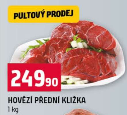 HOVĚZÍ PŘEDNÍ KLIŽKA*