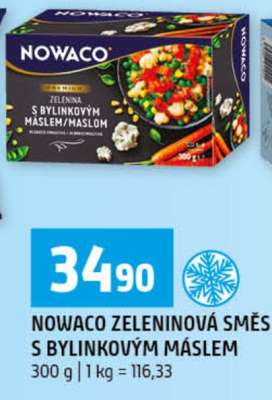 NOWACO ZELENINOVÁ SMĚS S BYLINKOVÝM MÁSLEM