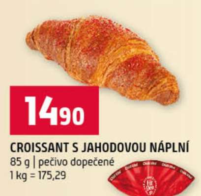 CROISSANT S JAHODOVOU NÁPLNÍ