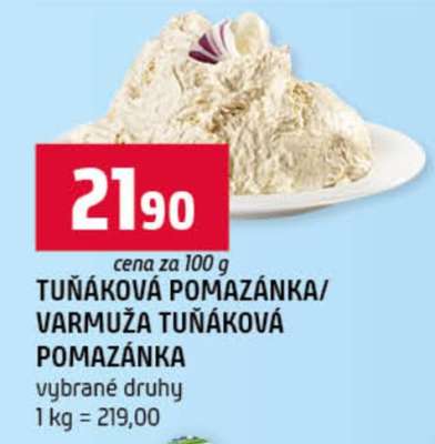 TUŇÁKOVÁ POMAZÁNKA/VARMUŽA TUŇÁKOVÁ POMAZÁNKA