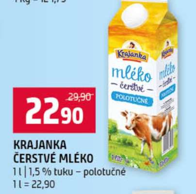 KRAJANKA Čerstvé mléko
