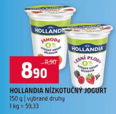 Hollandia Nízkotučný jogurt