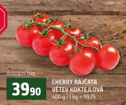 CHERRY RAJČATA VĚTEV KOKTEJLOVÁ