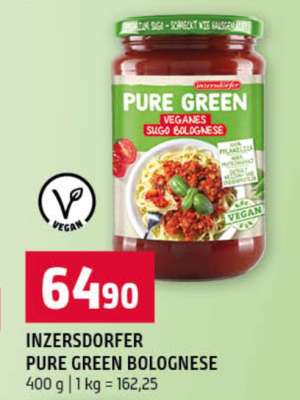INZERSDORFER PURE GREEN BOLOGNESE