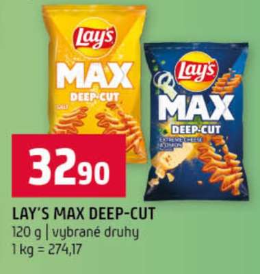 LAY'S MAX DEEP-CUT