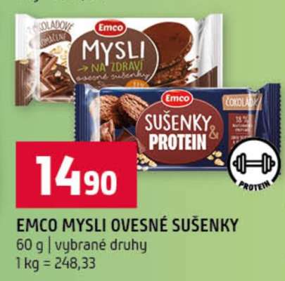 Emco Mysli ovesné sušenky