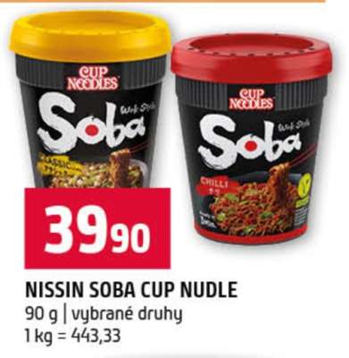 NISSIN SOBA CUP NUDLE