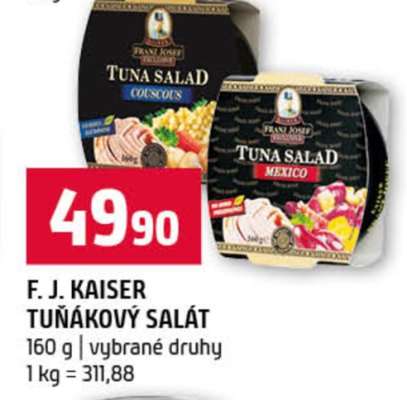 F. J. Kaiser tuňákový salát