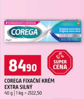 Corega Fixační krém extra silný