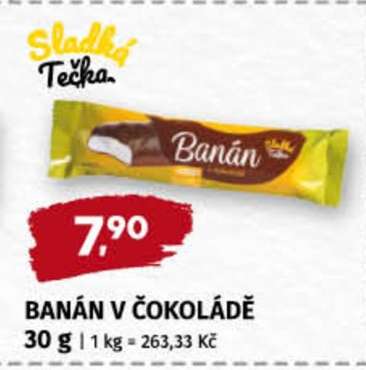 Banán v čokoládě