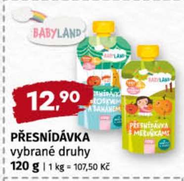 PŘESNÍDÁVKA vybrané druhy