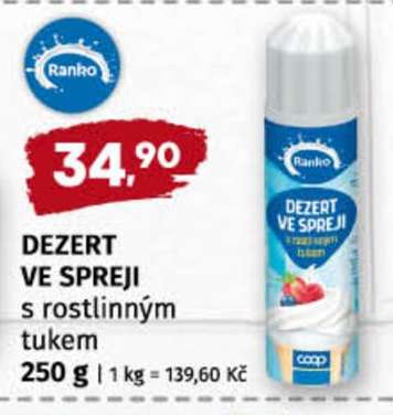 DEZERT VE SPREJI
