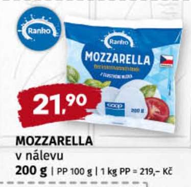 MOZZARELLA v nálevu