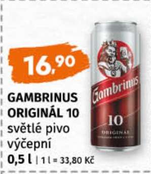 Gambrinus Originál 10