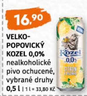 VELKOPOPOVICKÝ KOZEL 0,0%