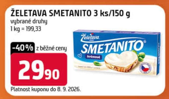 Želetava Smetanito 3 ks 150 g