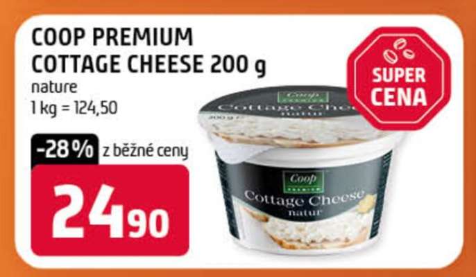 COOP PREMIUM COTTAGE CHEESE 200 g