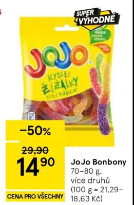 JOJO bonbony
