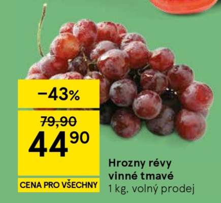 Hrozny révy vinné tmavé