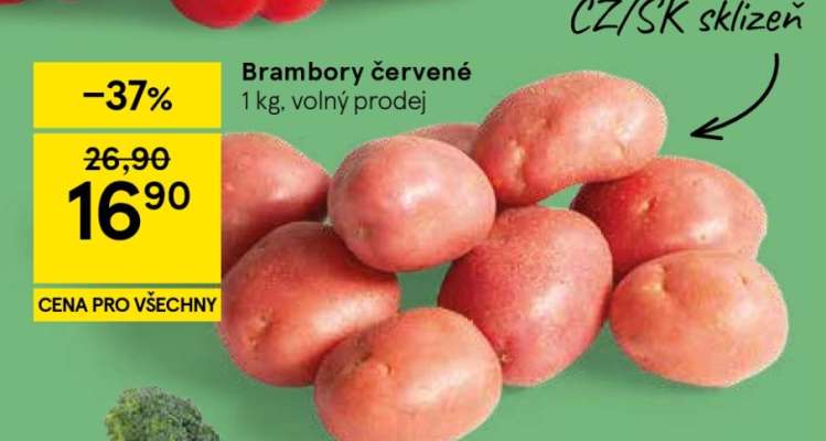 Brambory červené