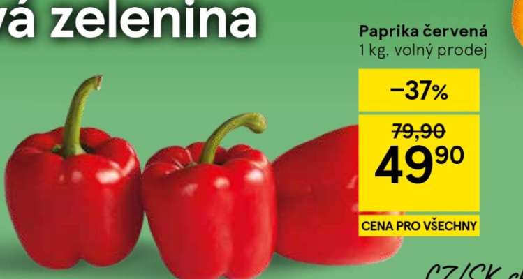 Paprika červená
