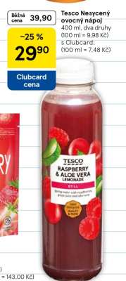 Tesco Nesycený ovocný nápoj