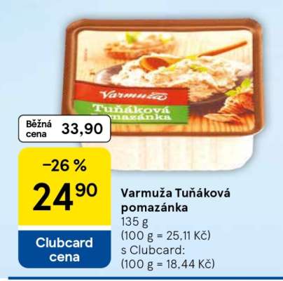 VARMUŽA Tuňáková pomazánka