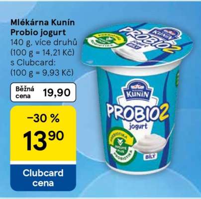 Mlékárna Kunín Probio jogurt