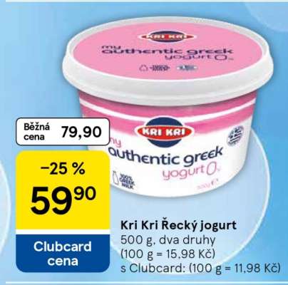 KRI KRI Řecký jogurt
