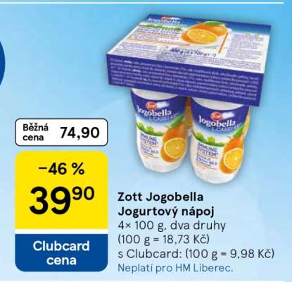 Zott Jogobella Jogurtový nápoj