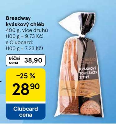 Breadway Kváskový chléb