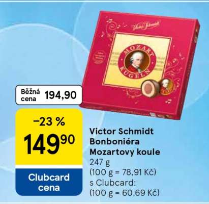 Victor Schmidt Bonboniéra Mozartovy koule