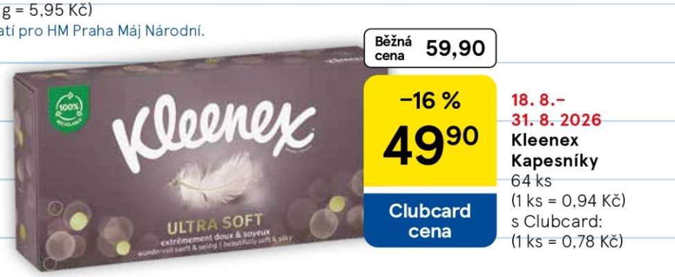 Kleenex Kapesníky