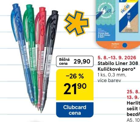 Stabilo Liner 308 Kuličkové pero