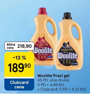 Woolite prací gel