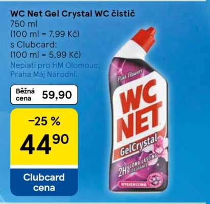 WC Net Gel Crystal WC čistič