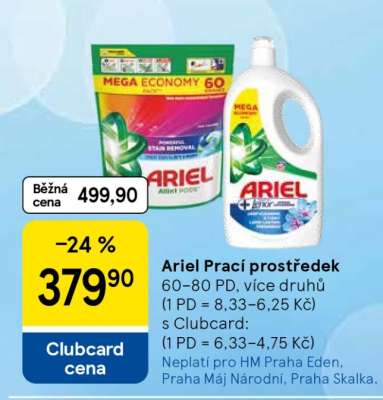 Ariel prací prostředek