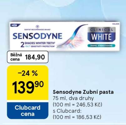 Sensodyne zubní pasta*