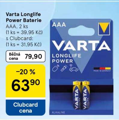 Varta Longlife Power Baterie