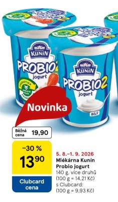 Mlékárna Kunín Probio jogurt
