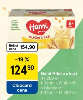 Hami Mlíčko s kaší