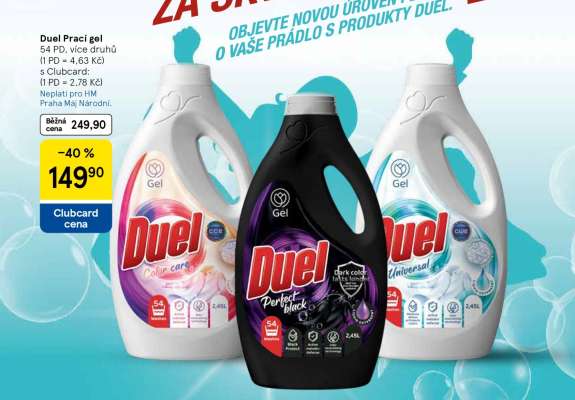 Duel prací gel